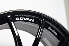 Advan RZII 19x9 +35 5x114.3 Racing Gloss Black & Ring - Set of 4