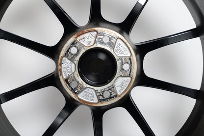 Advan RZII 19x9 +35 5x114.3 Racing Gloss Black & Ring - Set of 4